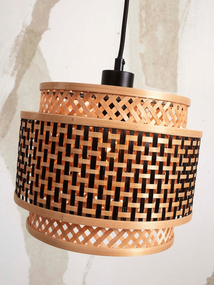 Good & Mojo Natural Bhutan Bamboo Floor Lamp - Image 2 of 3