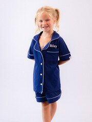 Lulabay Personalised Jersey Short Pyjamas - Image 1 of 1
