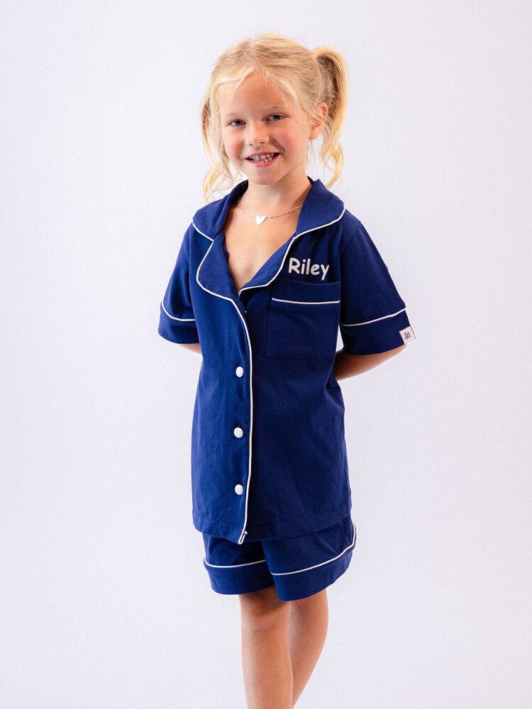 Lulabay Personalised Jersey Short Pyjamas - Image 1 of 1