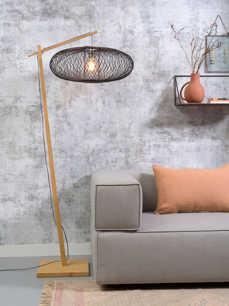 Good & Mojo Natural Cango Bamboo Floor Lamp - Image 1 of 3
