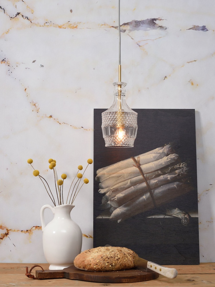 Its About Romi Gold Brussels Straight Glass Hanging Ceiling Light - Image 1 of 3
