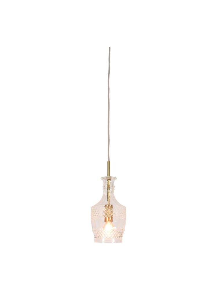 Its About Romi Gold Brussels Straight Glass Hanging Ceiling Light - Image 3 of 3