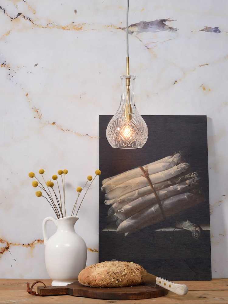 Its About Romi Gold Brussels Glass Hanging Ceiling Light - Image 1 of 3