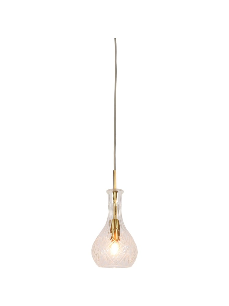 Its About Romi Gold Brussels Glass Hanging Ceiling Light - Image 3 of 3