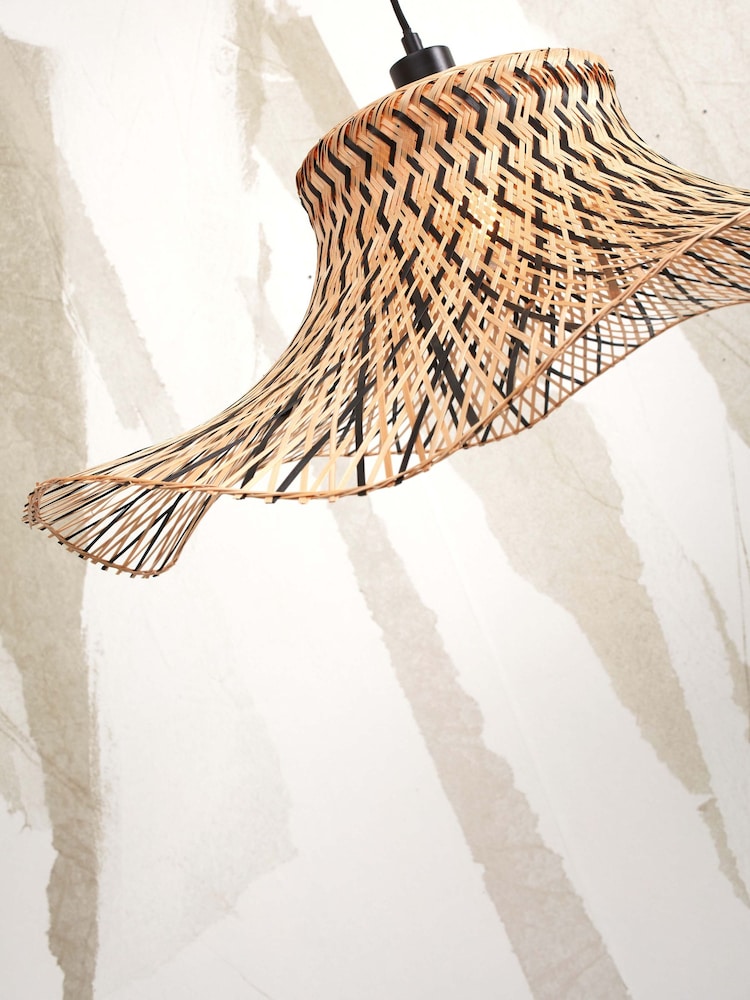Good & Mojo Natural Ibiza Bamboo Floor Lamp - Image 3 of 3