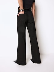 Black Wide Leg Jeans - Image 2 of 5
