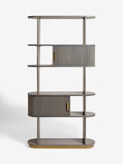 Dark Grey Valencia Marble Mango Wood Shelf - Image 5 of 7