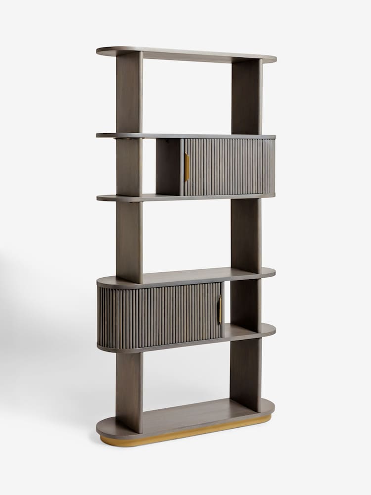 Dark Grey Valencia Marble Mango Wood Shelf - Image 7 of 7