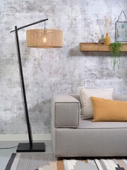 Good & Mojo Natural Iguazu Bamboo Floor Lamp - Image 1 of 3