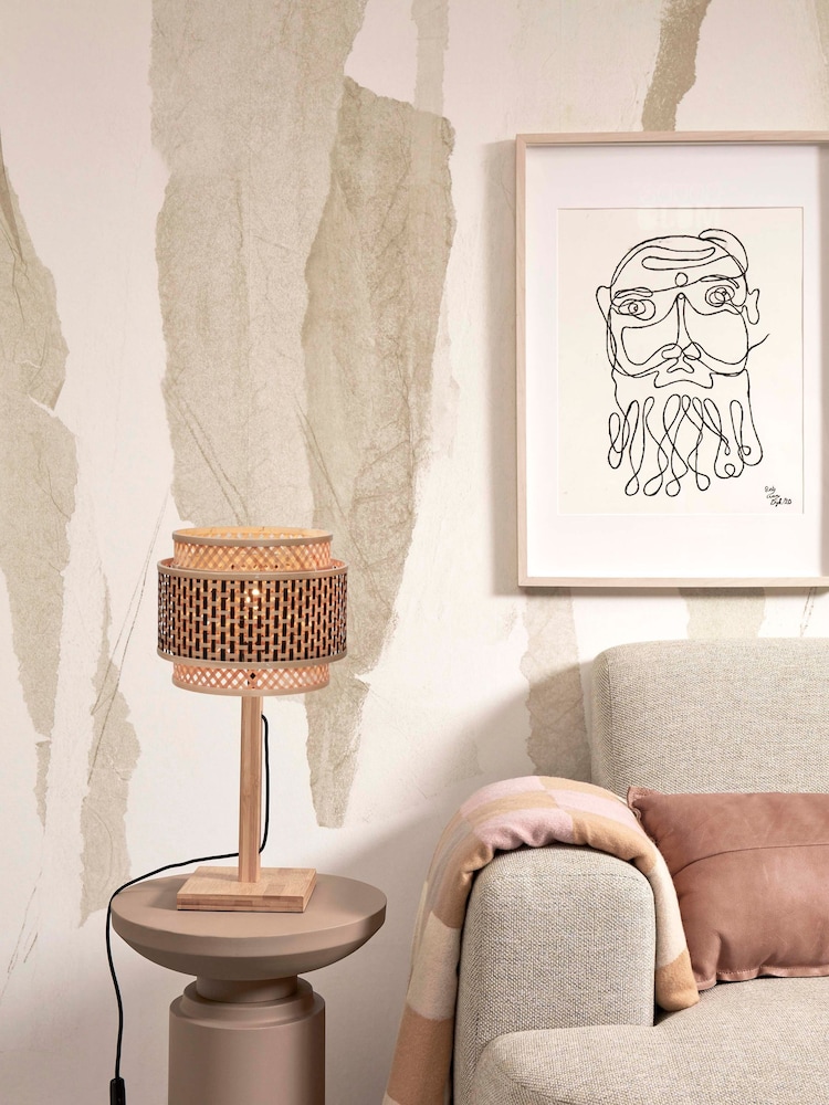 Good & Mojo Natural Bhutan Bamboo Table Lamp - Image 1 of 3