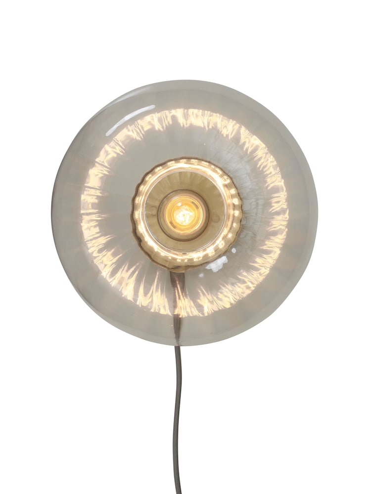 Its About Romi Gold Brussels Round Glass Wall Light - Image 2 of 3