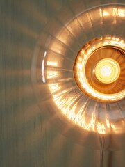 Its About Romi Gold Brussels Round Glass Wall Light - Image 3 of 3