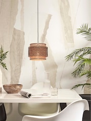Good & Mojo Natural Bhutan Bamboo Hanging Ceiling Light - Image 1 of 3