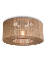 Good & Mojo Natural Iguazu Jute Round Ceiling Light - Image 2 of 3