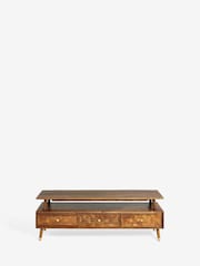 Dark Lloyd Mango Wood Up to 65 inch, Floating Top TV Unit - Image 7 of 8