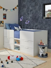 White Kids Flynn Cabin Bed - Image 1 of 9