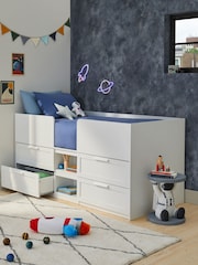 White Kids Flynn Cabin Bed - Image 2 of 9