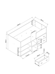 White Kids Flynn Cabin Bed - Image 4 of 9