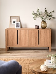 Natural Dexter Oak Effect Large Sideboard - Image 2 of 11