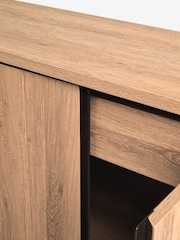 Natural Dexter Oak Effect Large Sideboard - Image 5 of 11