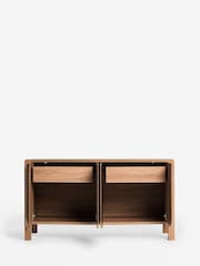 Natural Dexter Oak Effect Large Sideboard - Image 9 of 11