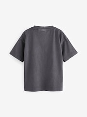 Charcoal Grey 100% Cotton Foo Fighters Short Sleeve T-Shirt (3mths-8yrs) - Image 2 of 3