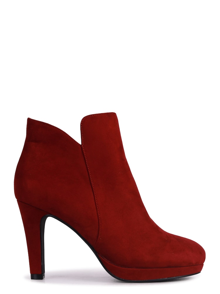 Rot - Linzi Layara Plateau-Stiefeletten mit Stilettoabsatz - Bild 2 von 4 Rot - Linzi Layara Plateau-Stiefeletten mit Stilettoabsatz - Bild 2 von 4