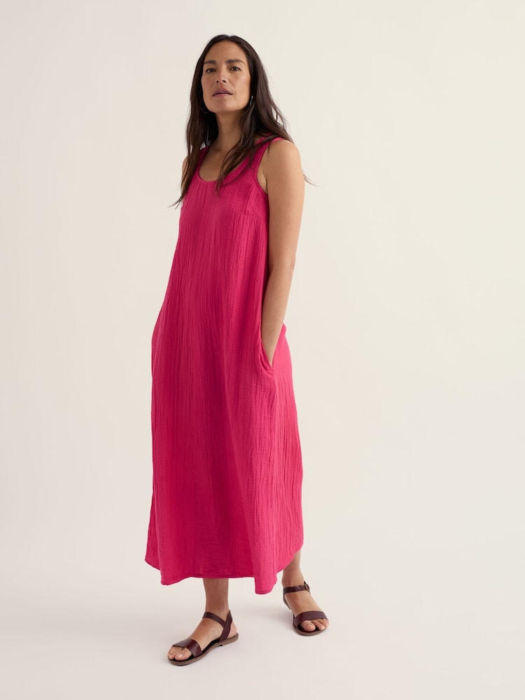 Seasalt Cornwall Pink Helleborine Dress - Image 1 of 5 Seasalt Cornwall Pink Helleborine Dress - Image 1 of 5