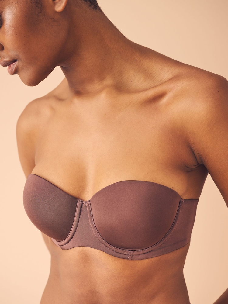 Chocolate Nude Push Up Strapless Multiway Bra A-E - Image 5 of 7