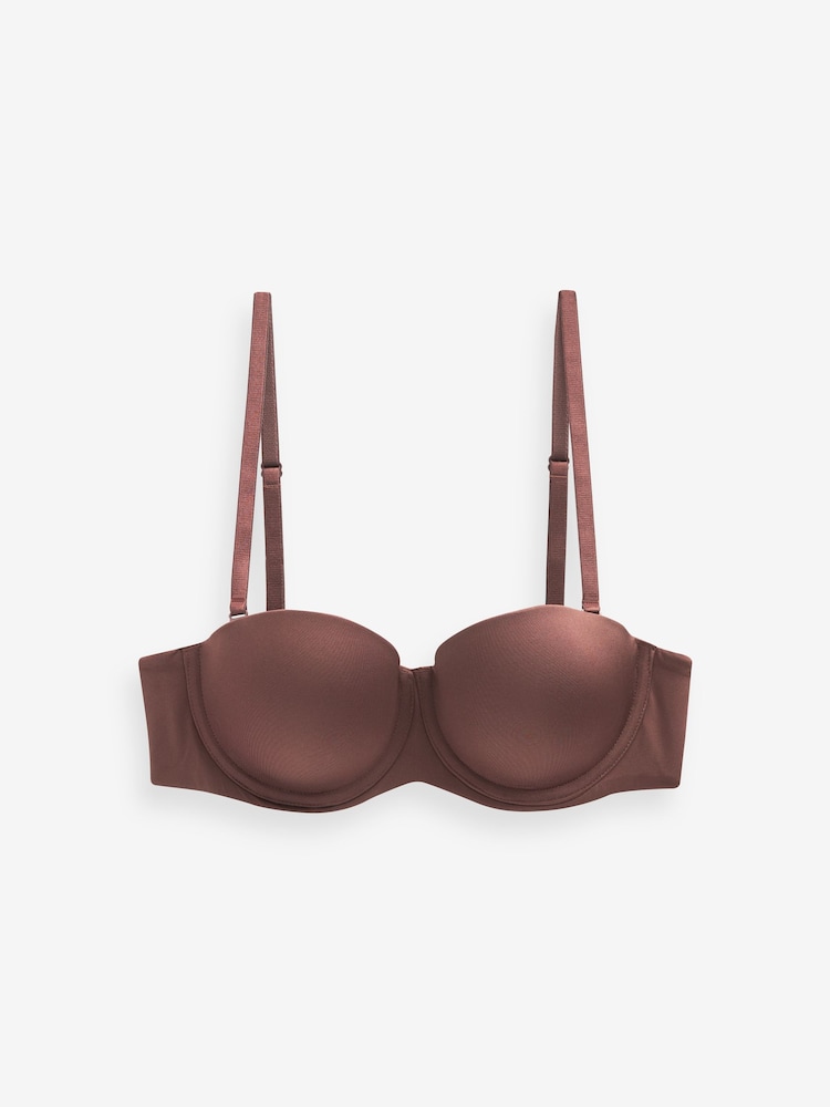 Chocolate Nude Push Up Strapless Multiway Bra A-E - Image 6 of 7
