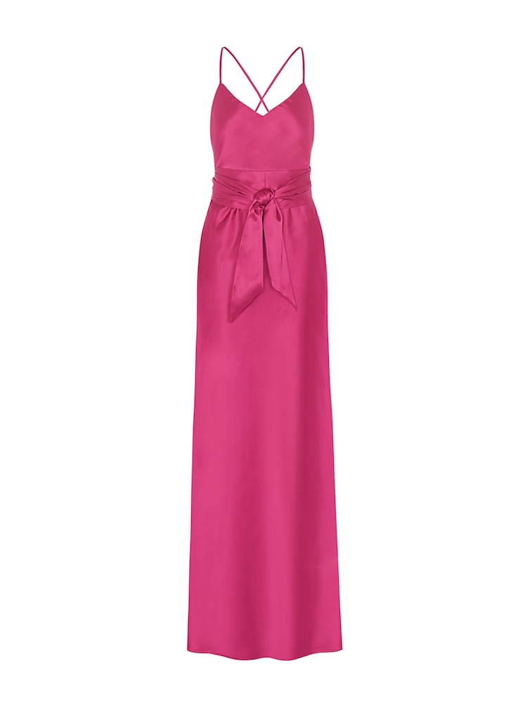Rewritten Brooklyn Bridesmaid Dress With Waist Tie - Image 6 of 6
