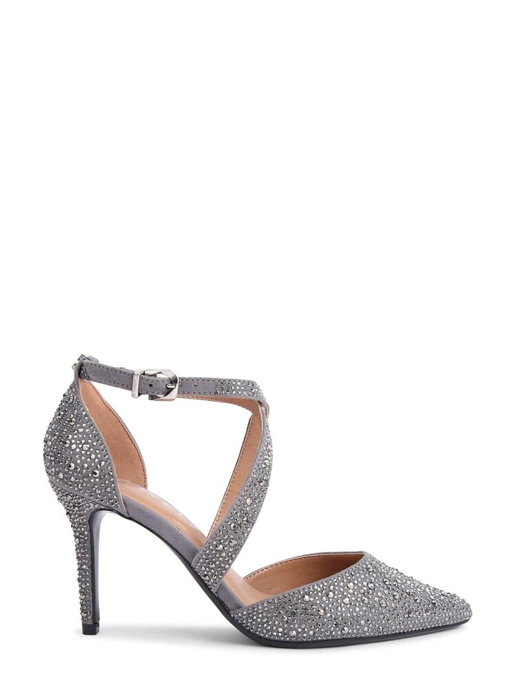 Carvela Grey Kross Jewel Sandals - Image 1 of 5