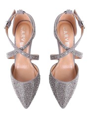 Carvela Grey Kross Jewel Sandals - Image 4 of 5
