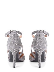Carvela Grey Kross Jewel Sandals - Image 5 of 5