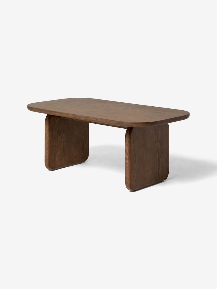 MADE.COM Dark Stain Oak Nyla Coffee Table - Image 2 of 4
