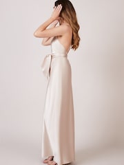 Rewritten Brooklyn Bridesmaid Dress With Waist Tie - Image 3 of 6