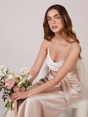 Rewritten Brooklyn Bridesmaid Dress With Waist Tie - Image 4 of 6