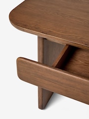 MADE.COM Dark Stain Oak Nyla Desk - Image 4 of 4