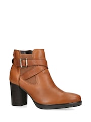 Carvela Buckle Detail Ankle Boots - Image 3 of 5