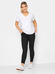 M&Co Black Stretch Jeggings - Image 1 of 4
