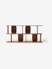 MADE.COM Dark Stain Oak Nyla Low Shelving Unit - Image 5 of 6