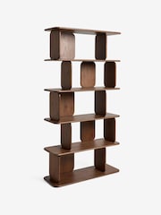 MADE.COM Dark Stain Oak Nyla Tall Shelving Unit - Image 6 of 6