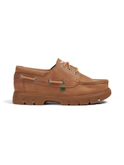 Kickers Lennon Boatshoe Leather Brown Shoes - Image 1 of 5