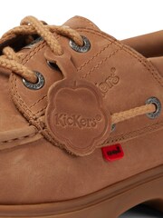 Kickers Lennon Boatshoe Leather Brown Shoes - Image 5 of 5
