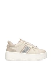 Kurt Geiger London Pink Leslie Gem Trainers - Image 1 of 5
