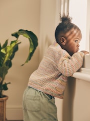 Mavrica - V-izrez; z V-izrezom pletena jopa (3mesecev-7yrs) - Slika 2 iz 8