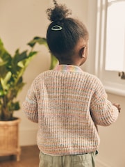 Mavrica - V-izrez; z V-izrezom pletena jopa (3mesecev-7yrs) - Slika 3 iz 8
