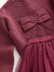 Red Bow Jumper & Skirt Set (3mths-7yrs) - Image 6 of 8
