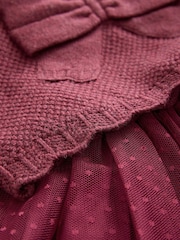 Red Bow Jumper & Skirt Set (3mths-7yrs) - Image 8 of 8