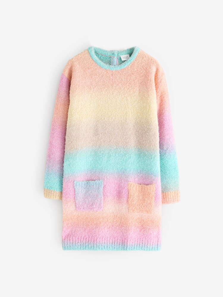 rainbow knitted dress Queen of Sparkles